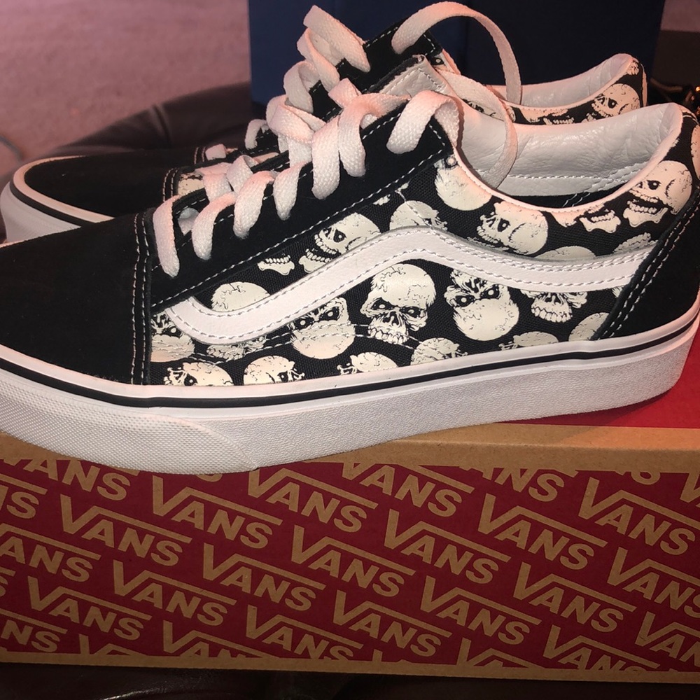 Skull old skool vans